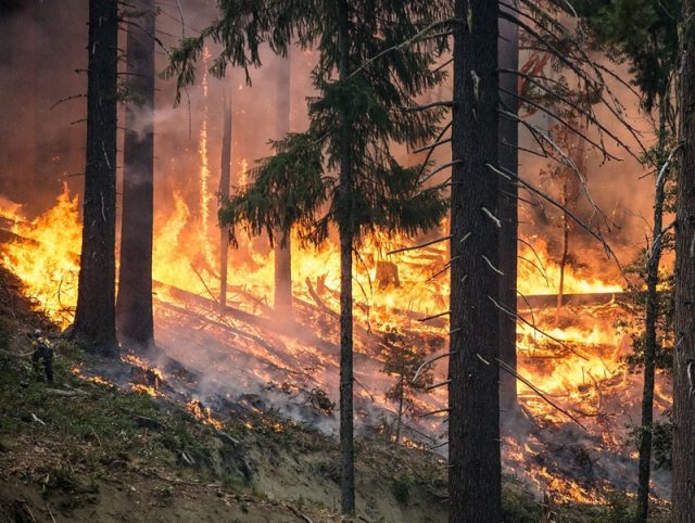Pożar w Szwecji